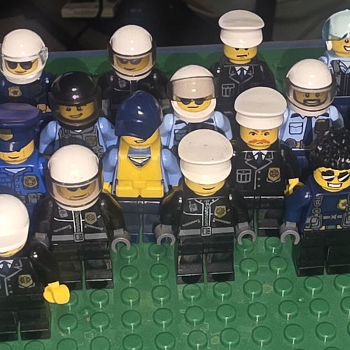 LEGO Police minifigure set, assorted exclusive figures