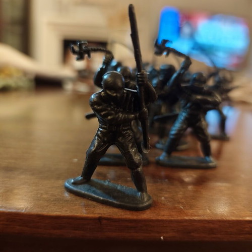 Vintage Solpa Ninja Military Figures set of 24 used, 80s