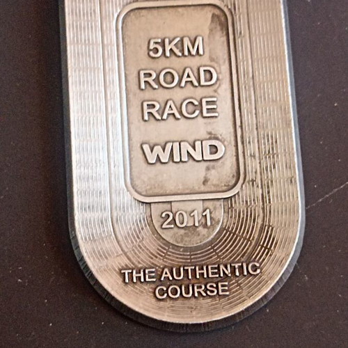 Athens Marathon Medal 2011 5km WIND Race collectible, like new