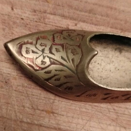 Small brass ashtray like new from India