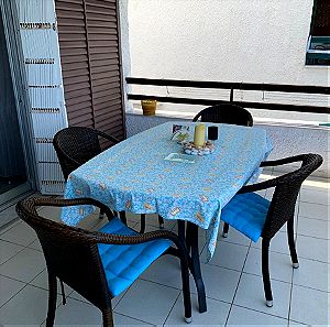 Τραπεζαρία κήπου & μπαλκονιού με 6 καρέκλες