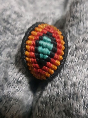 Μακραμέ δαχτυλίδι σαν καινούργιο