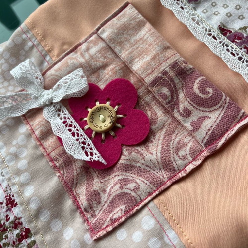 Tote bag and small purse for little girl, new, pink