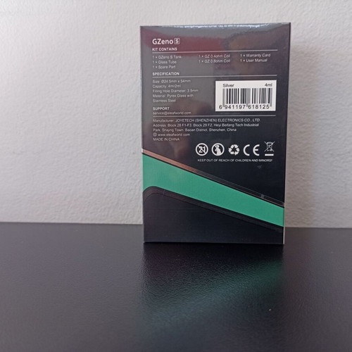 Eleaf GZeno S Tank 4ml new, silver