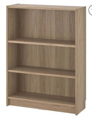 IKEA Billy bookcase used, blonde oak finish