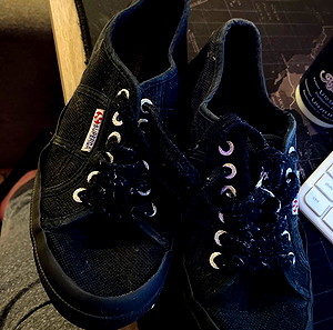 Superga Μαύρα 39