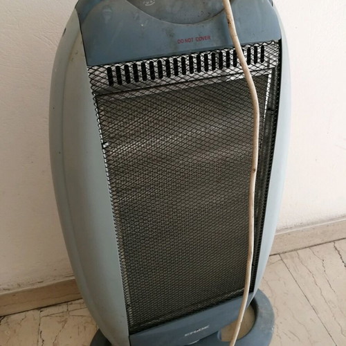 Halogen heater used, power 1800W