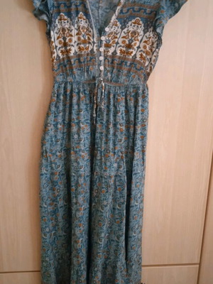 Floral maxi φόρεμα καινούργιο, μέγεθος M 38 10 πολύχρωμο