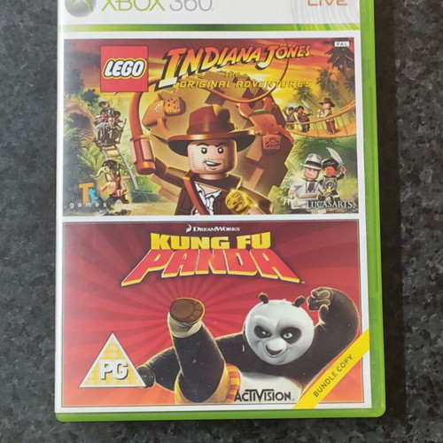 Lego Indiana Jones and Kung Fu Panda Xbox 360 game