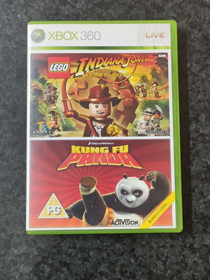 Lego Indiana Jones and Kung Fu Panda Xbox 360 game