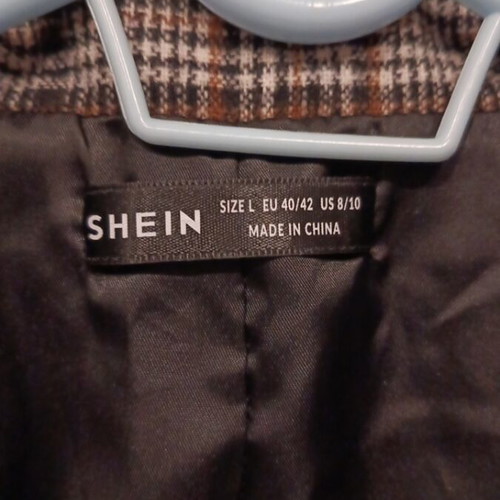 Shein women's jacket size L 40 12, like new