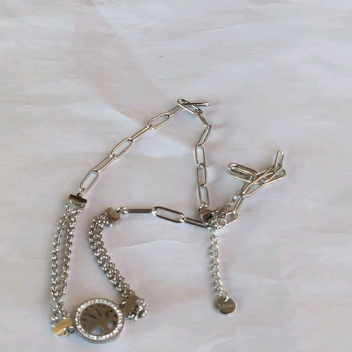 Steel Necklace New, Gold and Silver Colors