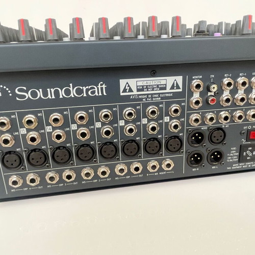 Spirit LX7 Soundcraft 16-Channel Audio Mixer like new