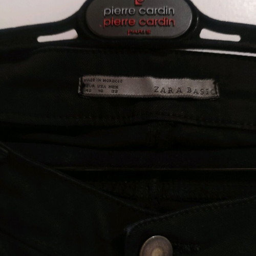 Zara black denim pants like new