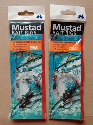 Αξεσουάρ για ψάρεμα Mustad Bait Rings, καινούργια, 2 συσκευασίες