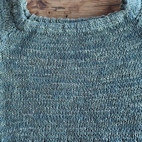Knitted top like new, green, size S