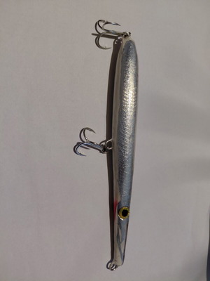 Needle lure handmade, like new, 17cm 24gr