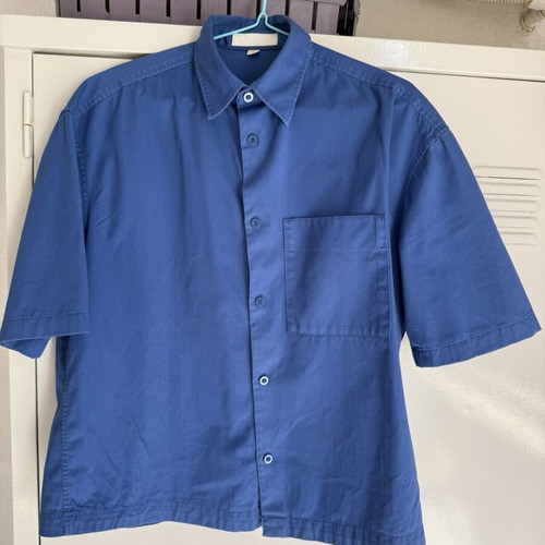 Zara oversized shirt used, small size, 100% cotton, blue