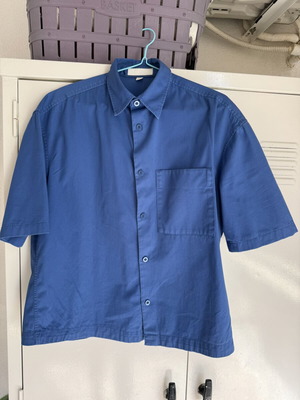 Zara oversized shirt used, small size, 100% cotton, blue