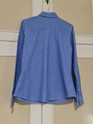 Lee women's cotton shirt like new, blue, size XS