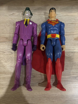 Joker and Superman action figures used set