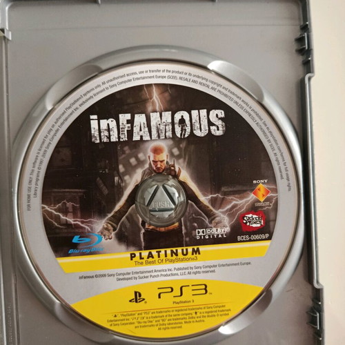 Infamous PlayStation 3 (PS3) like new