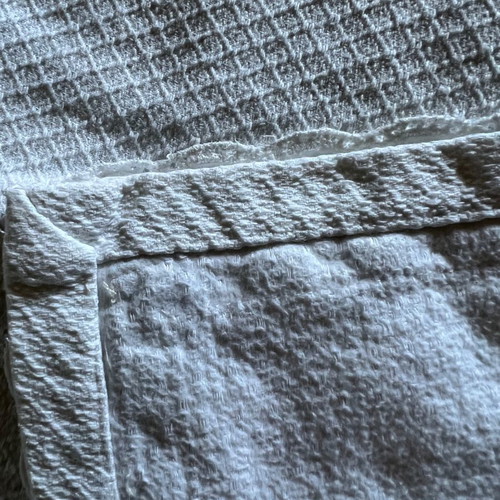 Baby blanket used for boy