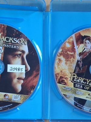 Percy Jackson Sea of Monsters Blu-ray 3D set like new with Greek subtitles