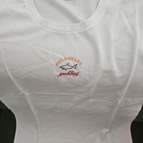 Paul & Shark T-shirts new, white, cotton, sizes S, M, L