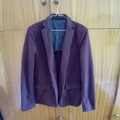 Burgundy jacket for outings like new, size L, age 3 years