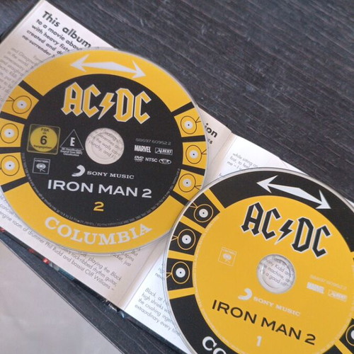 AC/DC Iron Man 2 special edition CD with DVD