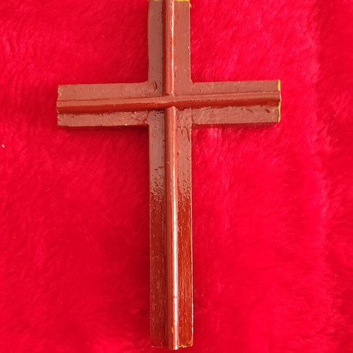 Small wooden handmade cross new 12x8 cm