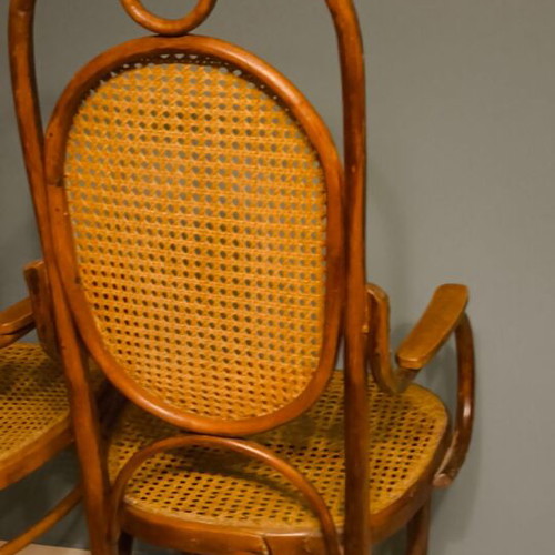 Viennese Thonet style chairs used, set of 2