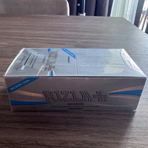 Rizla Micron Rolling Papers new, box of 50 booklets