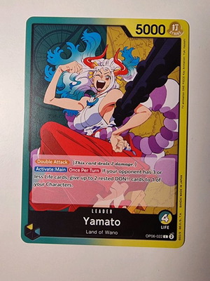Yamato One Piece Card Game OP06-022 Leader Card