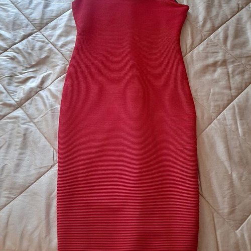 Bsb midi dress new, black and red