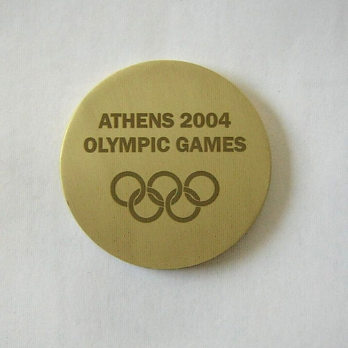 Athens 2004 Olympic Games bronze table medal like new
