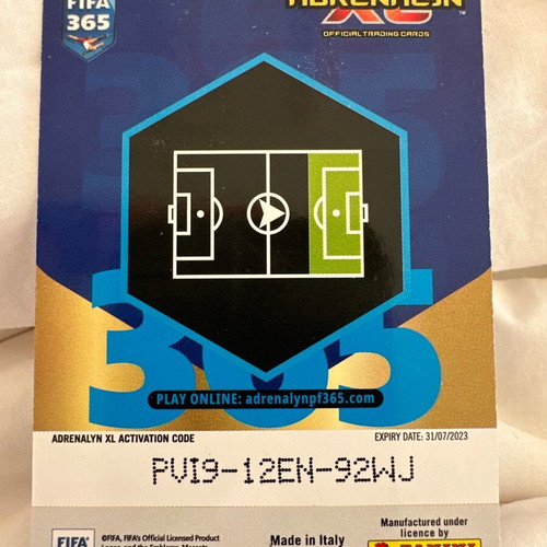 Dusan Tadic FIFA 365 Panini Adrenalyn card #362 used