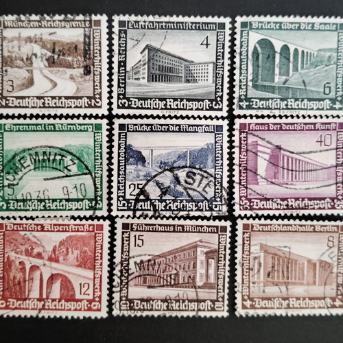 Germany Reich stamp series 1935, complete lot