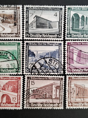 Germany Reich stamp series 1935, complete lot