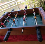 Mini foosball table like new without balls