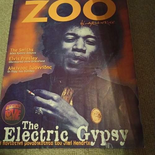ZOO magazine 1997 issue 4 with extra Jimi Hendrix CD