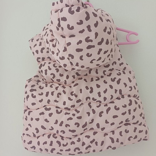 Zara sleeveless jacket for girl 2 to 3 years like new, pink