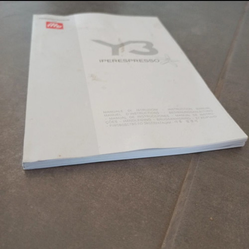 Illy Iperespresso Y3A Red coffee machine unused