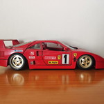 Burago Ferrari F40 1987 μινιατούρα αγωνιστικού αυτοκινήτου 1:18 κλίμακα