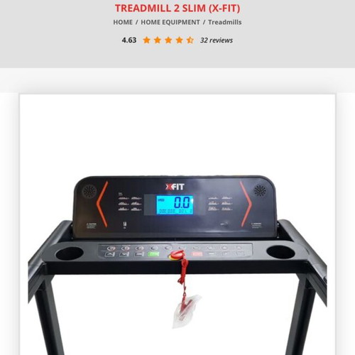 X-FIT treadmill model 2.5HP like new