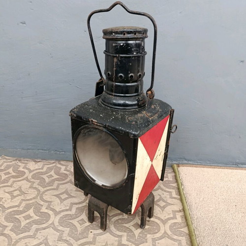 German Railway Lantern used, functional signal light