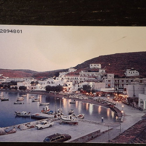 Kythnos Phone Card 10/97 with Red Chip used