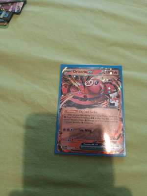 Oricorio EX stamped Pokemon card