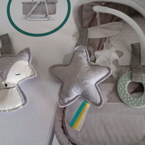 Kinderkraft Unimo 5 in 1 baby recliner like new, stone gray